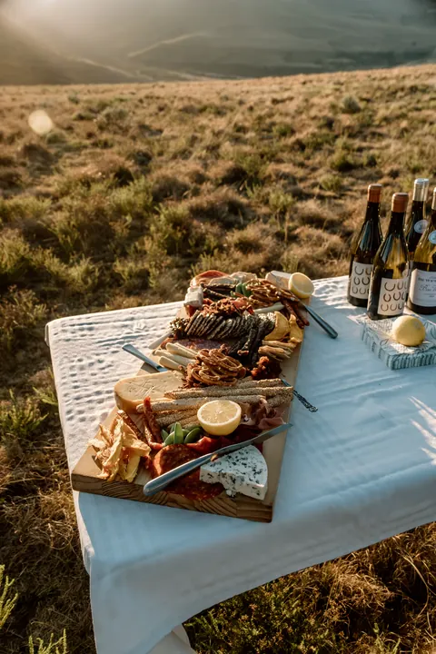 Whytebank Chase hospitality served in the field